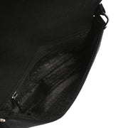 Chanel 2003-2004 Black Cotton Ice Cube Shoulder Bag