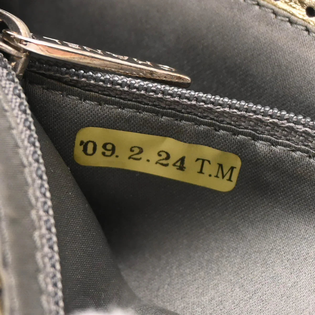 Chanel Gold Perforated Lambskin Mademoiselle Lock Shoulder Bag