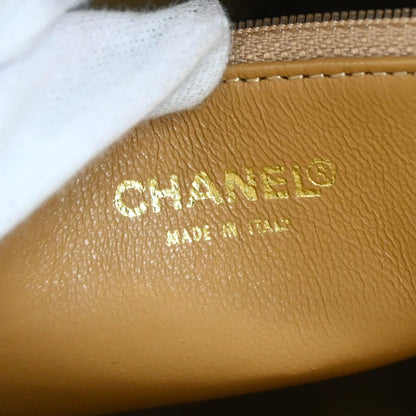 Chanel 2002-2003 Beige Caviar Medallion Tote Handbag