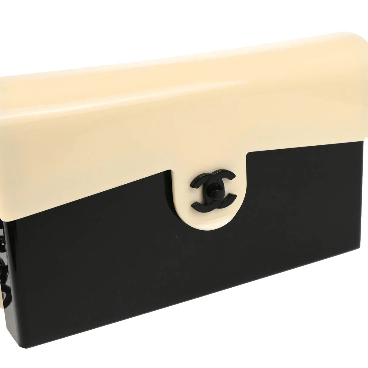 Chanel Black White Acrylic Shoulder Bag