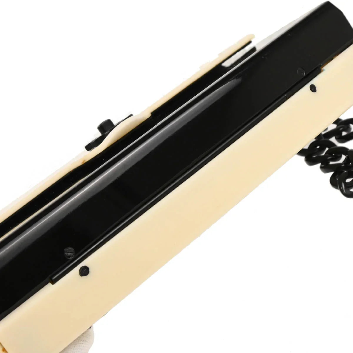 Chanel Black White Acrylic Shoulder Bag