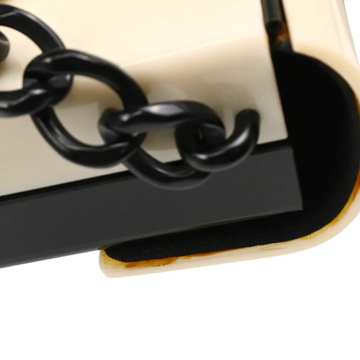 Chanel Black White Acrylic Shoulder Bag