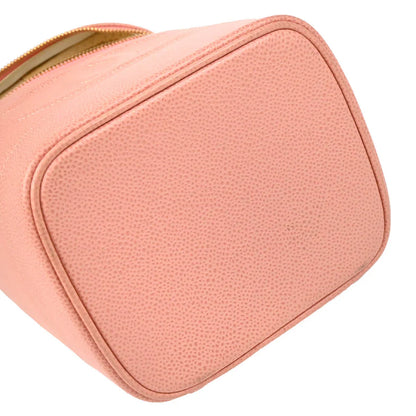 Chanel 2003-2004 Pink Caviar Timeless Vanity Handbag