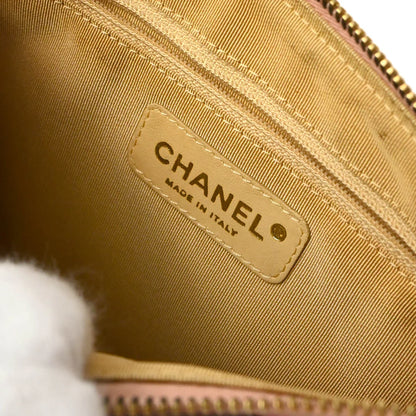 Chanel 2003-2004 Pink Caviar Chain Handbag