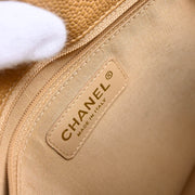 Chanel 2005-2006 Beige Caviar Petite Shopping Tote PST Chain Handbag