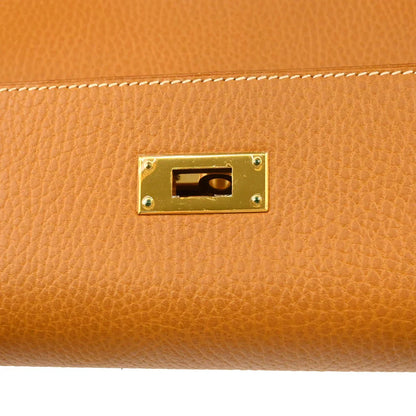 Hermes Gold Ardennes Kelly 32 Retourne 2way Shoulder Handbag