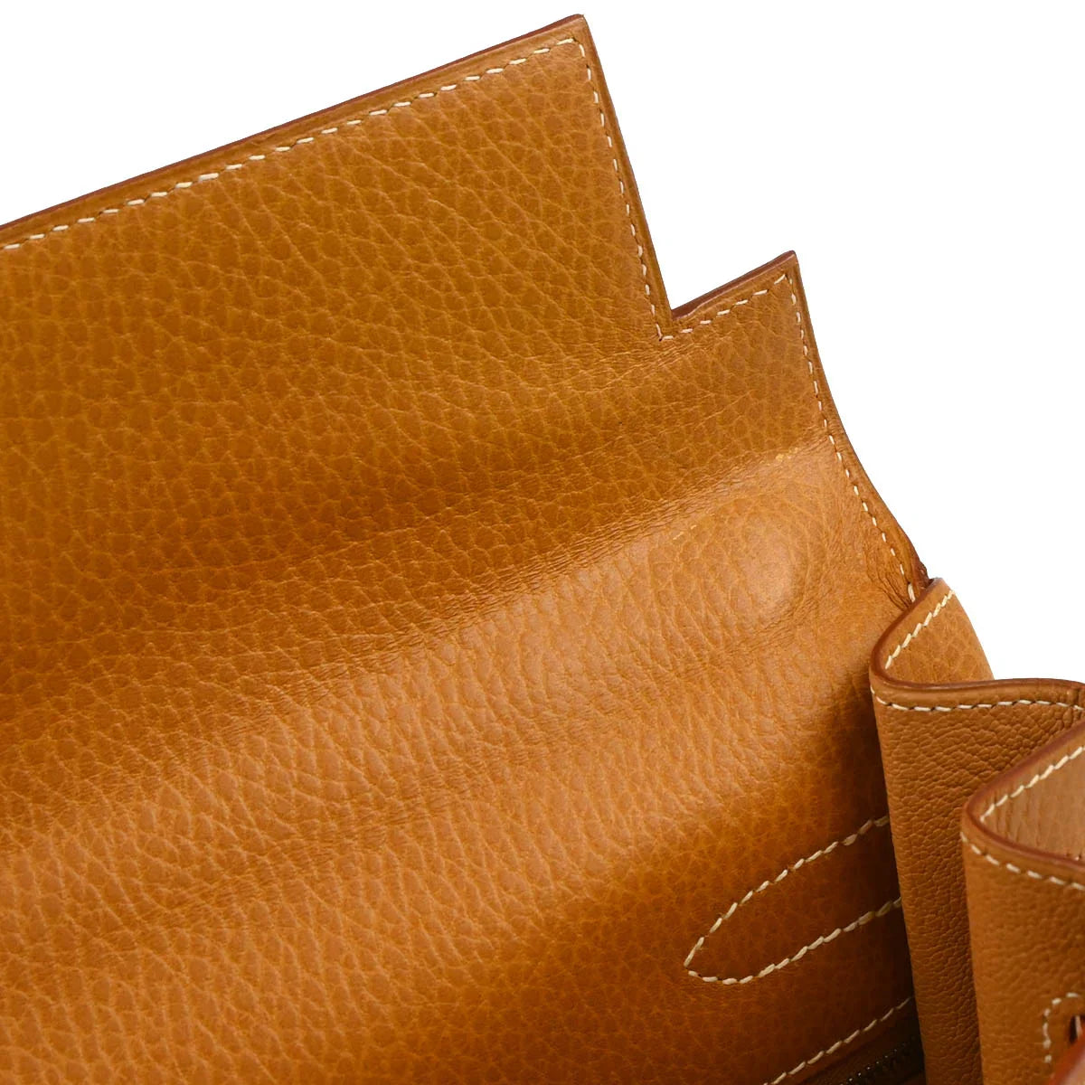 Hermes Gold Ardennes Kelly 32 Retourne 2way Shoulder Handbag
