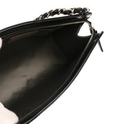 Chanel 2006-2008 Black Patent Leather Icon Chain Handbag