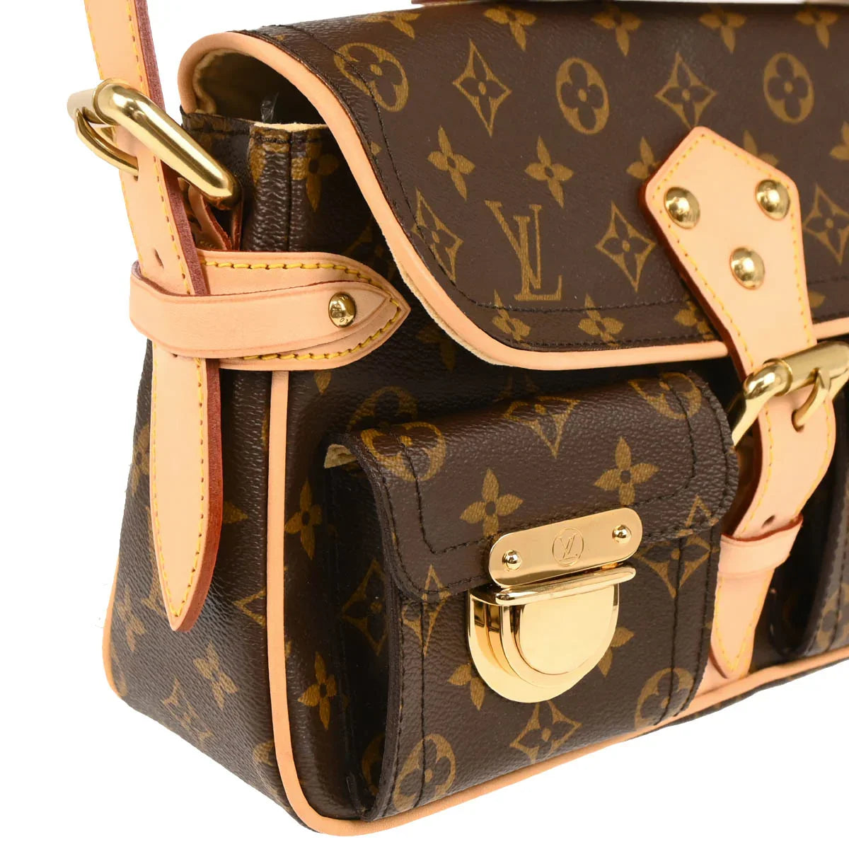 Louis Vuitton 2007 Monogram Hudson PM Shoulder Bag M40027