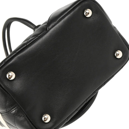 Chanel 2004-2005 Black Calfskin Cambon Ligne Tote Handbag