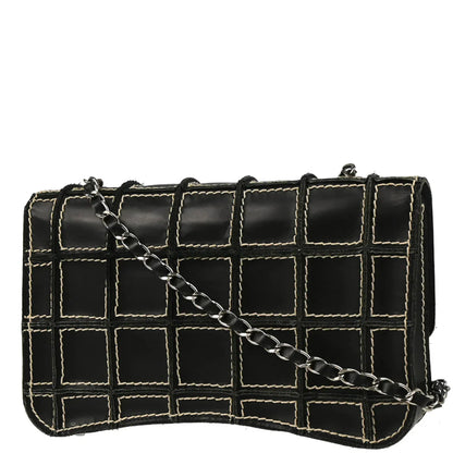 Chanel 2002-2003 Black Calfskin Shoulder Bag