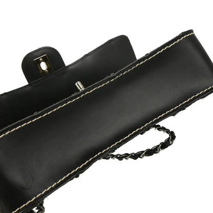 Chanel 2002-2003 Black Calfskin Shoulder Bag