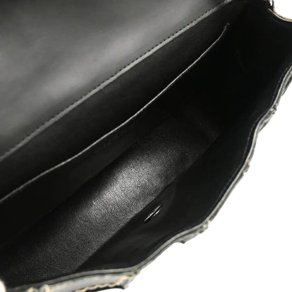 Chanel 2002-2003 Black Calfskin Shoulder Bag