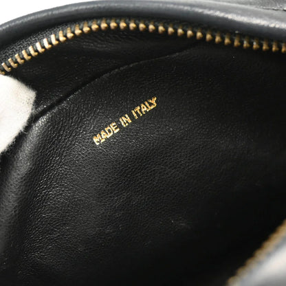 Chanel 1986-1988 Black Lambskin Camera Bag Mini