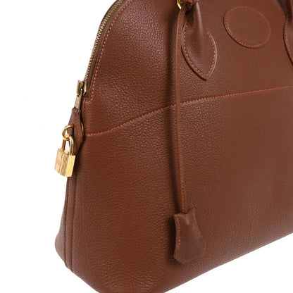 Hermes 1997 Noisette Ardennes Bolide 35 2way Handbag Shoulder