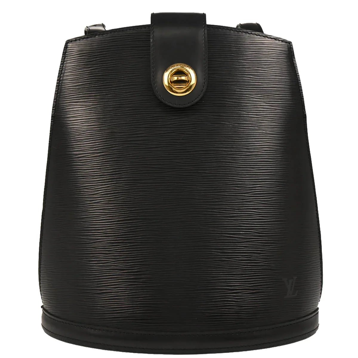 Louis Vuitton 1995 Black Epi Cluny Shoulder Bag M52252