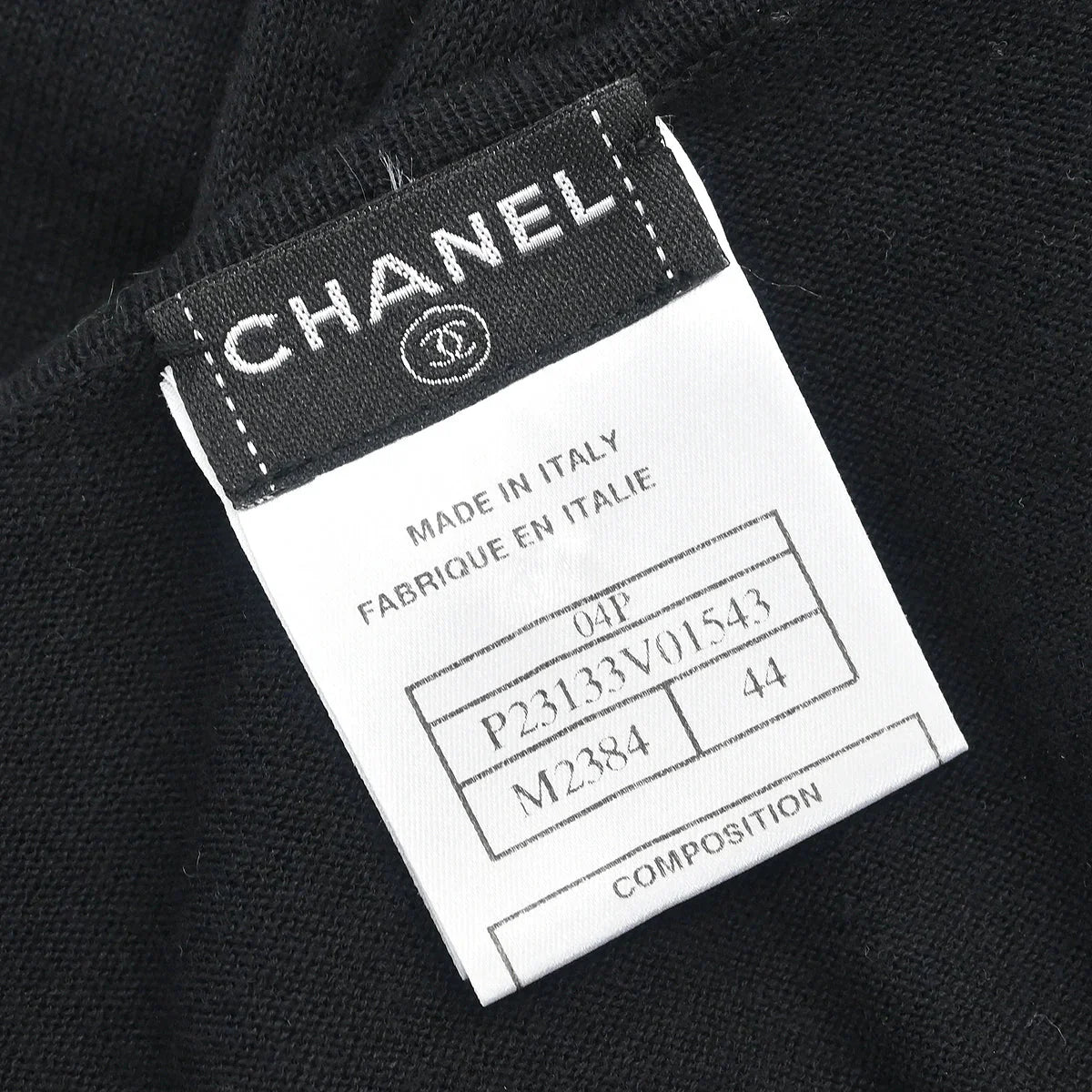 Chanel Mesh T-shirt Black #42