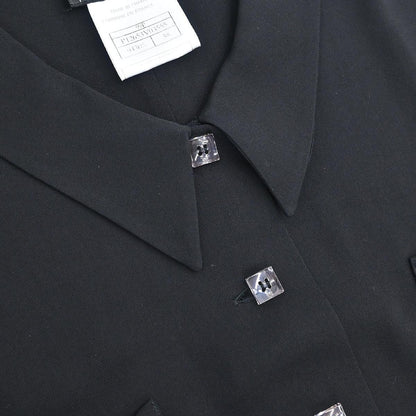 Chanel 1999 Vest Jacket Black #38