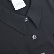 Chanel 1999 Vest Jacket Black #38
