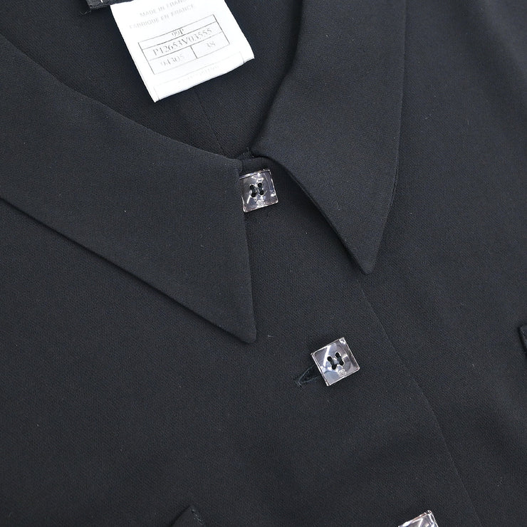 Chanel 1999 Vest Jacket Black #38