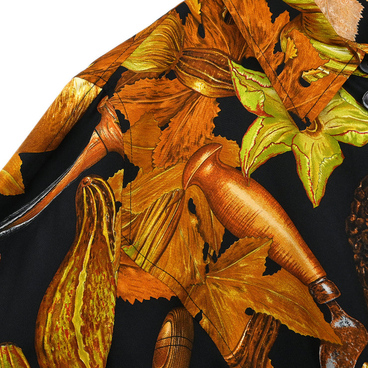 Hermes Shirt Blouse Brown #36