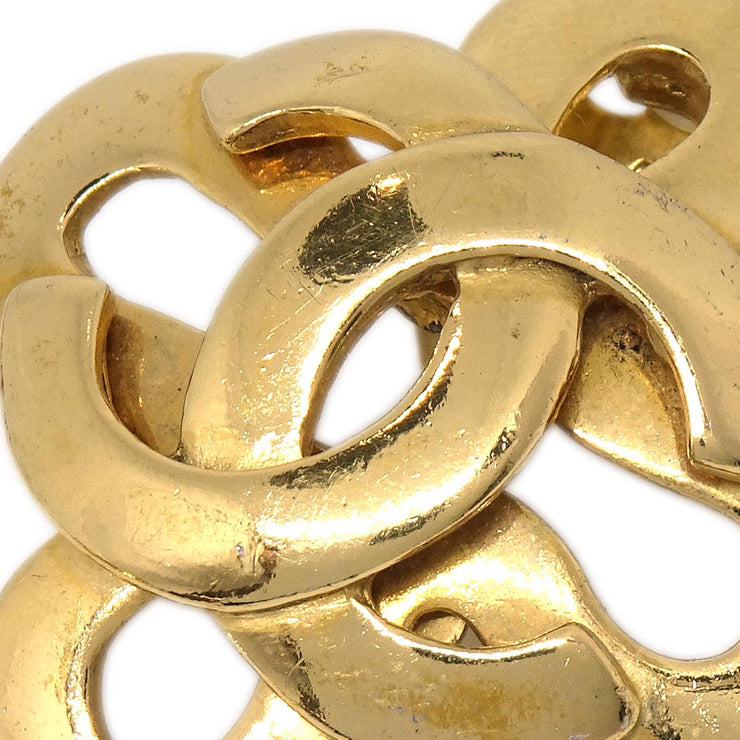 Chanel Gold Earrings Clip-On 95P