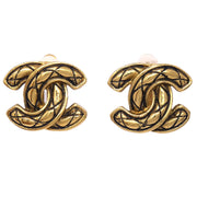 Chanel Gold CC Earrings Clip-On 2433