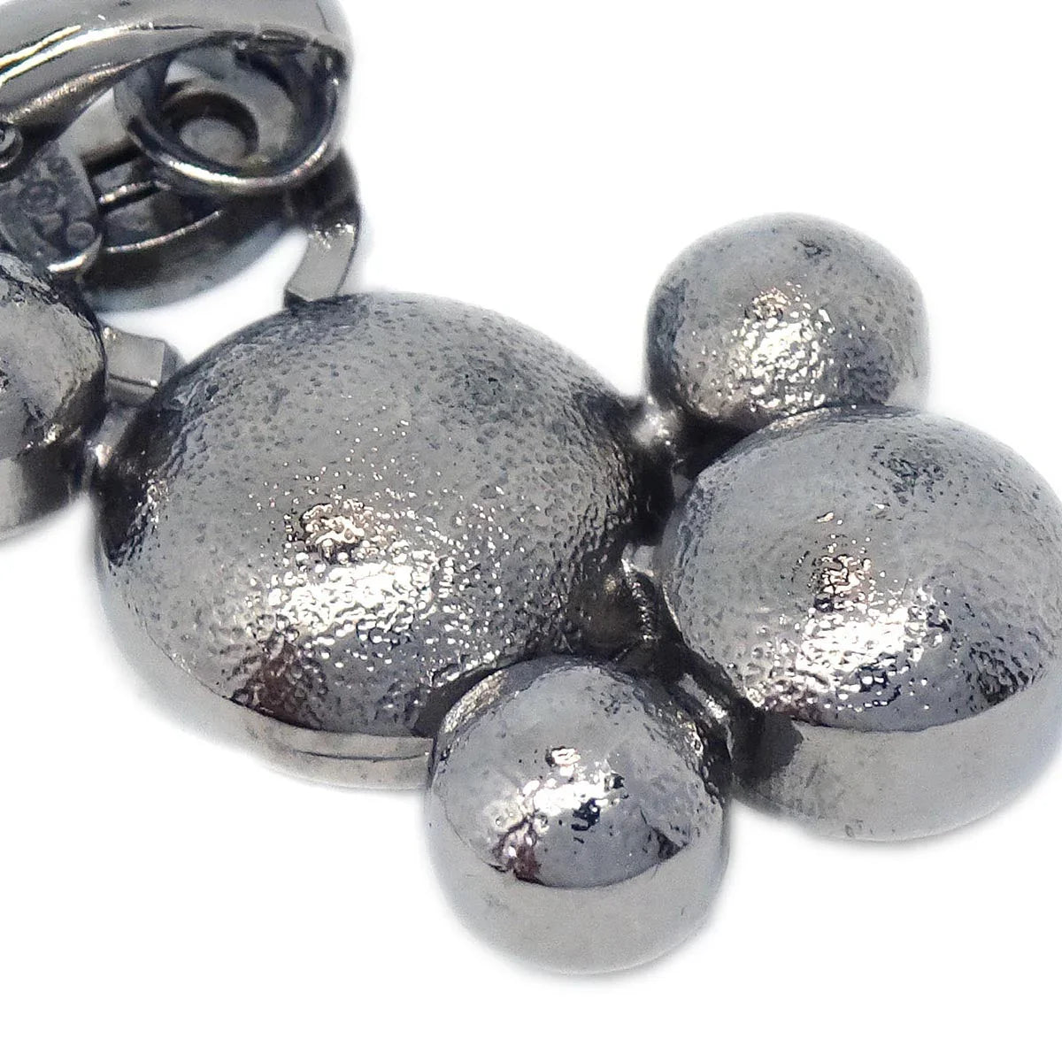 Chanel CC Dangle Earrings Clip-On Rhinestone 06A