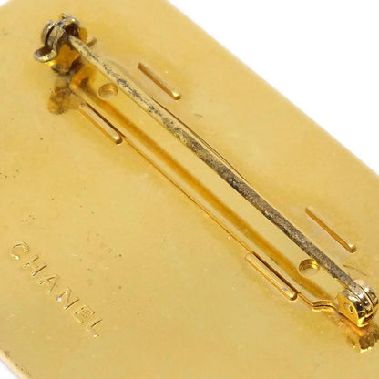 Chanel Plate Brooch Pin Gold