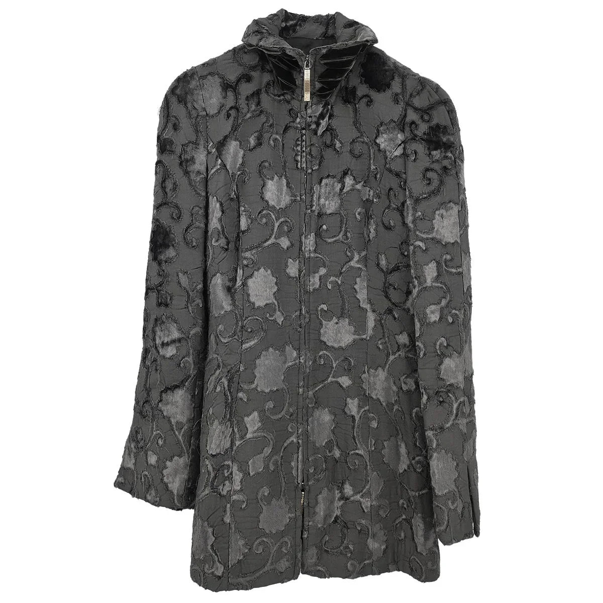 Salvatore Ferragamo Zip Up Jacket Gray #38
