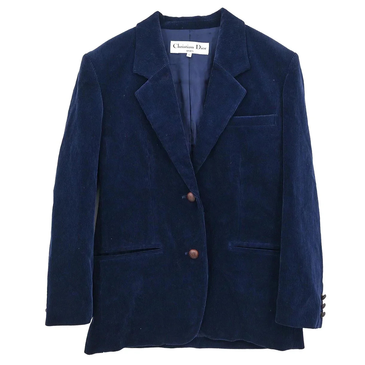 Christian Dior Single Breasted Jacket Navy #S