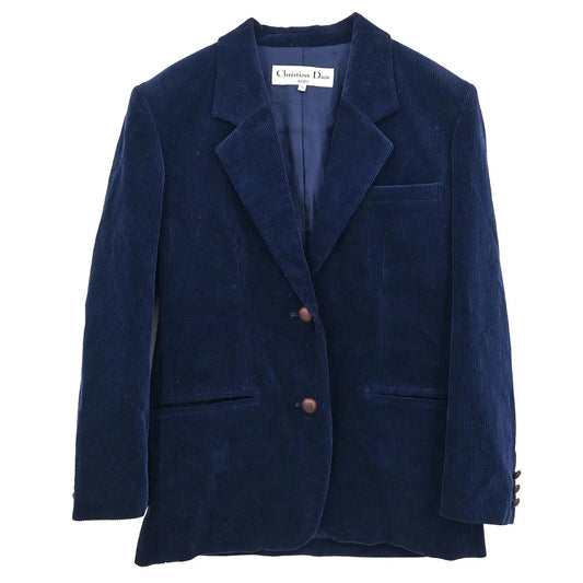 Christian Dior Single Breasted Jacket Navy #S
