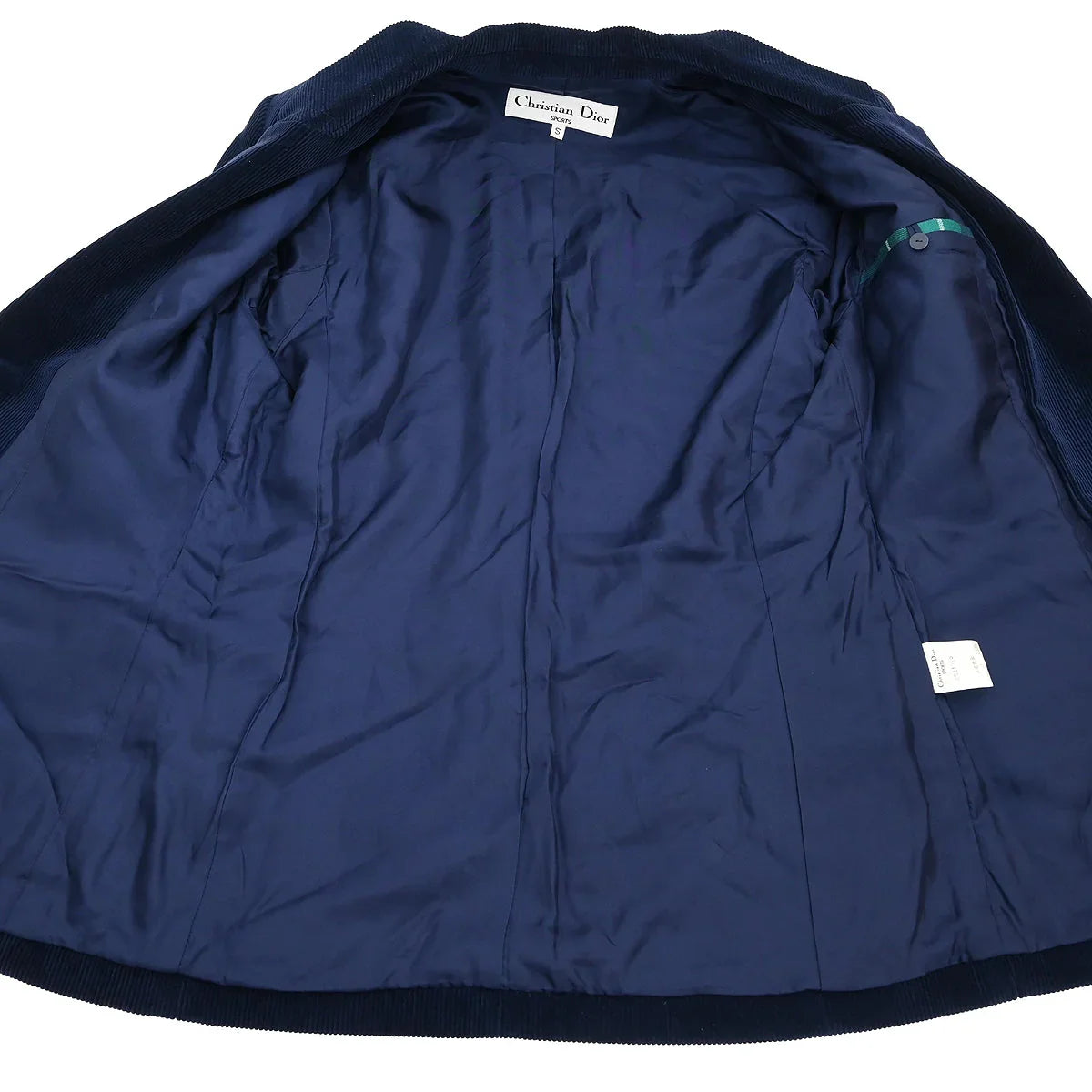 Christian Dior Single Breasted Jacket Navy #S