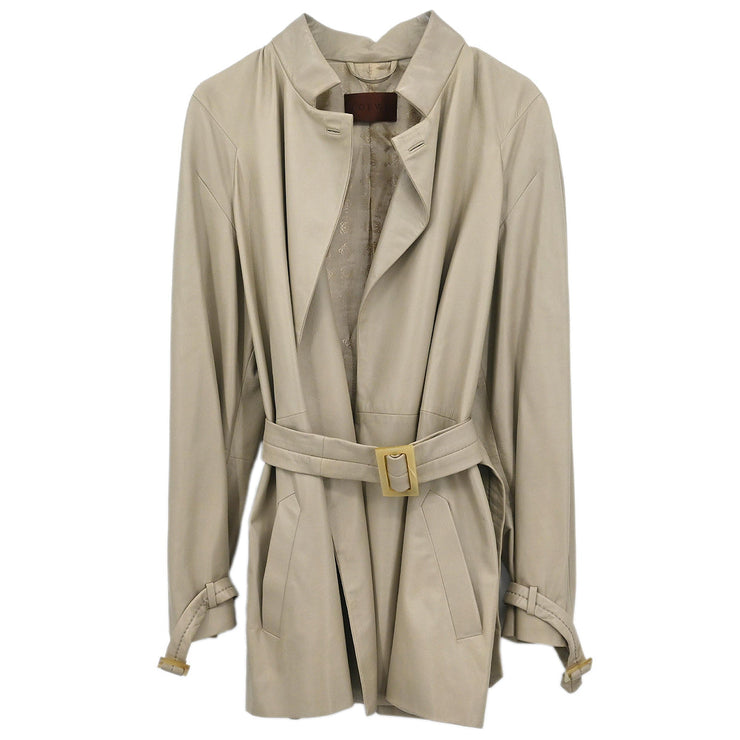 Loewe Lambskin Coat Beige #40