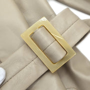 Loewe Lambskin Coat Beige #40