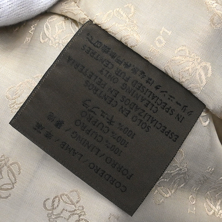 Loewe Lambskin Coat Beige #40
