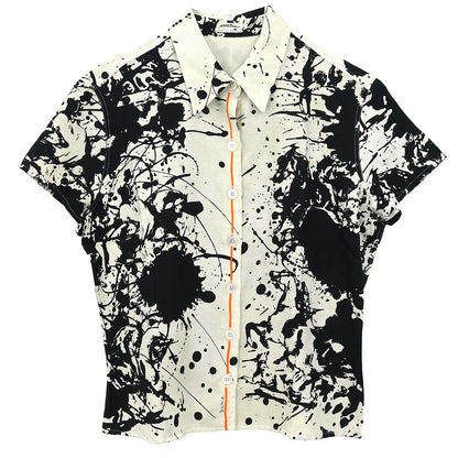 Hermes Shirt Blouse White #44