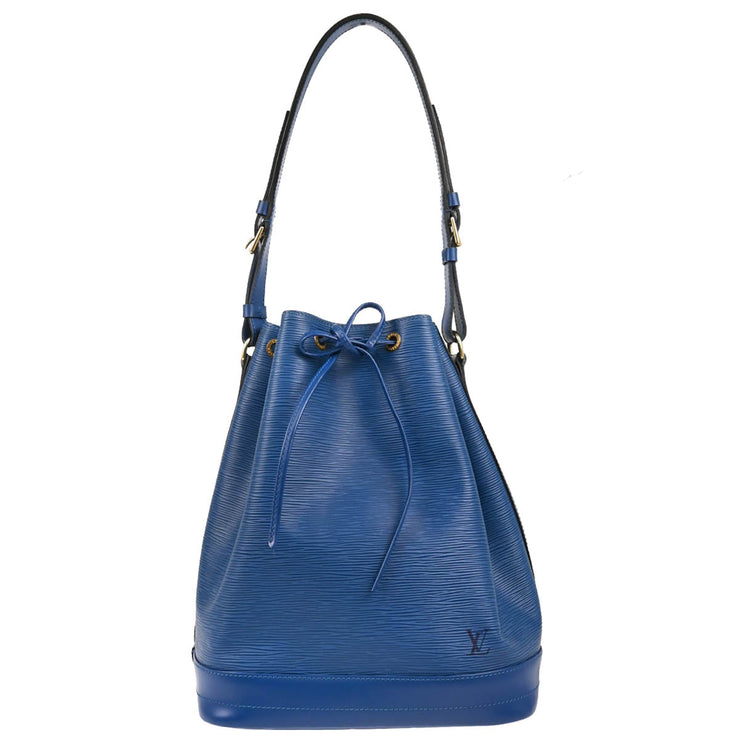 Louis Vuitton 1999 Blue Epi Noe Drawstring Shoulder Bag M44005