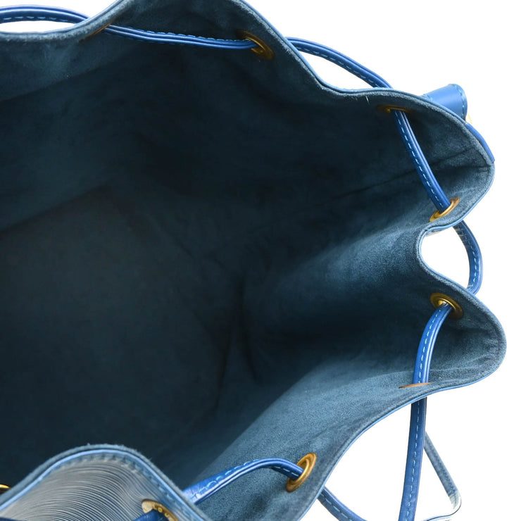 Louis Vuitton 1999 Blue Epi Noe Drawstring Shoulder Bag M44005