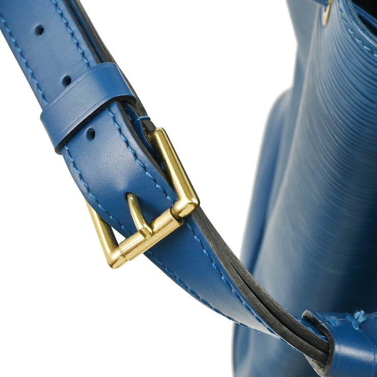 Louis Vuitton 1999 Blue Epi Noe Drawstring Shoulder Bag M44005