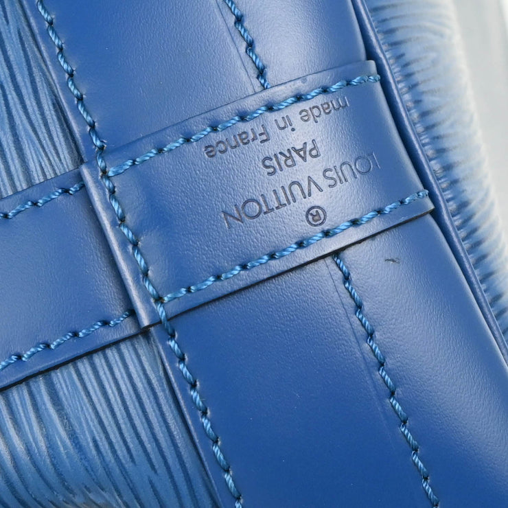 Louis Vuitton 1999 Blue Epi Noe Drawstring Shoulder Bag M44005