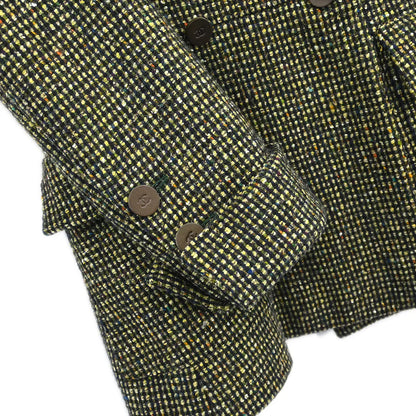 Chanel 2001 Double Breasted Jacket Green #34
