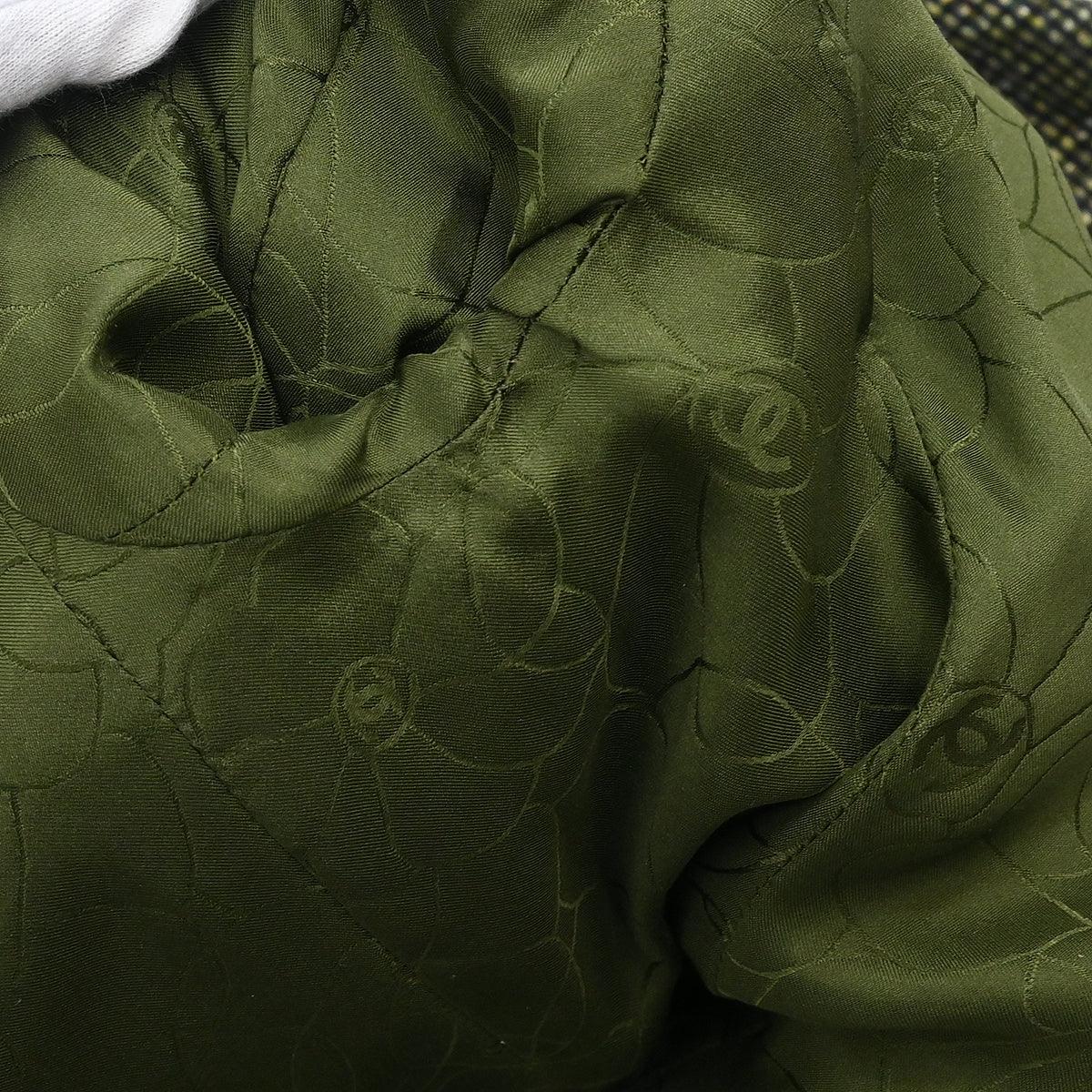 Chanel 2001 Double Breasted Jacket Green #34