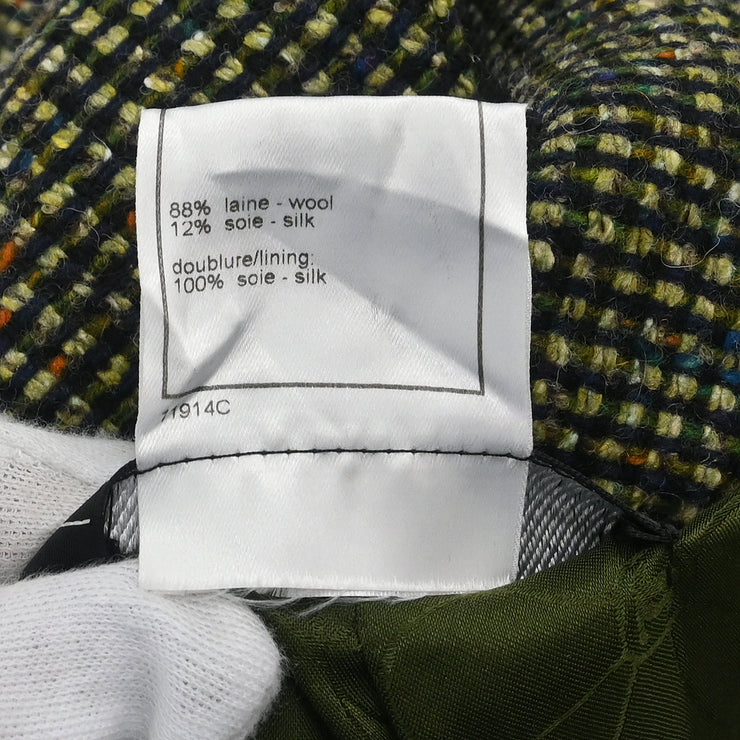 Chanel 2001 Double Breasted Jacket Green #34