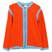 Chanel 2002 Sports Line Zip Up Jacket Orange #38