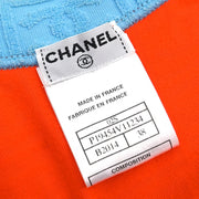 Chanel 2002 Sports Line Zip Up Jacket Orange #38