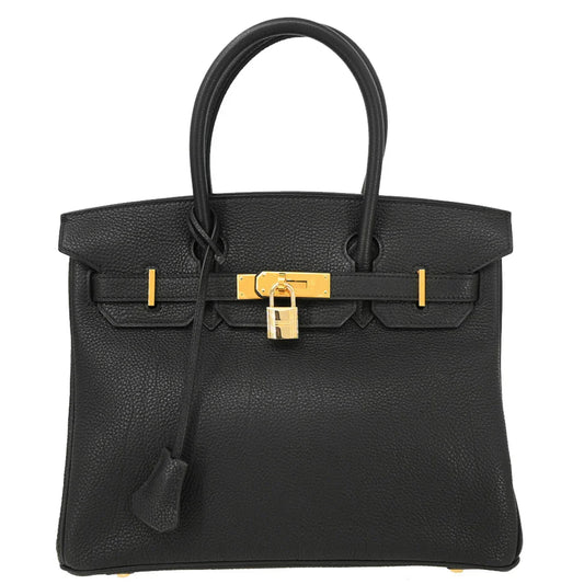 Hermes 2005 Black Togo Birkin 30 Handbag