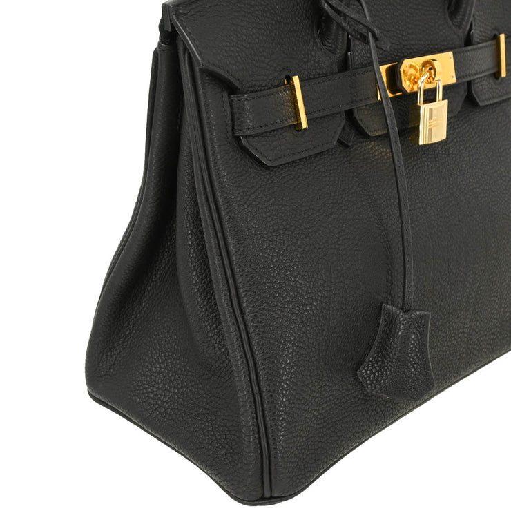 Hermes 2005 Black Togo Birkin 30 Handbag