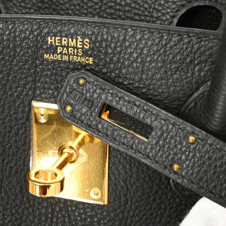 Hermes 2005 Black Togo Birkin 30 Handbag