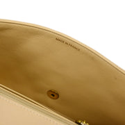 Chanel * 1994-1996 Beige Lambskin Medium Diana Shoulder Bag